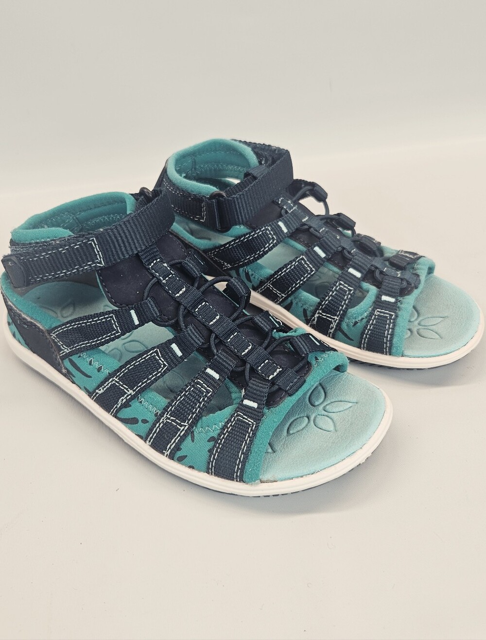Keen Hadley Water Shoes Sandals Kids Boys 1 Outdoor Hiking Camping Play Blue
